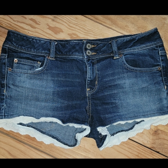 American Eagle Outfitters Pants - American Eagle Jean Shorts with Lace